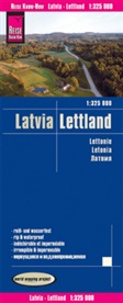 Reise Know-How Verlag Peter Rump, Reise Know-How Verlag Peter Rump - Reise Know-How Landkarte Lettland / Latvia (1:325.000)