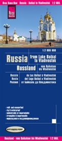 Reise Know-How Verlag Peter Rump - Reise Know-How Landkarte Russland - vom Baikalsee bis Wladiwostok / Russia - from Lake Baikal to Vladivostok (1:2.000.000) / Russie, du Lac Baikal à Vladivostok / Rusia, del Lago Baikal a Vladivostok