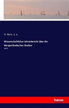 u a, U. A., Kern, H Kern, H. Kern - Wissenschaftlicher Jahresbericht über die Morgenländischen Studien