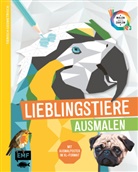 Edition Michael Fischer - Tierisch geometrisch - Malen nach Zahlen: Lieblingstiere ausmalen