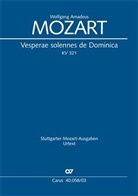 Wolfgang Amadeus Mozart, Bernhard Janz - Vesperae solennes de Dominica (Klavierauszug)