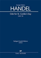 Georg Friedrich Händel, Christine Martin - Ode for St. Cecilia's Day HWV 76 , Klavierauszug