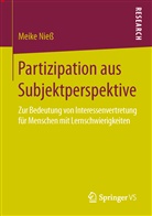 Meike Nieß - Partizipation aus Subjektperspektive