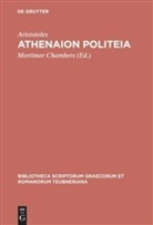 Aristoteles, Mortime Chambers, Mortimer Chambers - Athenaion politeia