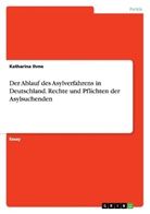 Katharina Ihme - Der Ablauf des Asylverfahrens in Deutschland. Rechte und Pflichten der Asylsuchenden