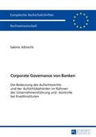 Sabine Albrecht - Corporate Governance von Banken