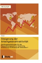 anonym, Anonymous - Steigerung der Arbeitgeberattraktivität. Handlungsempfehlungen für das Personalmanagement zur Gewinnung, Entwicklung und Bindung der Generation Y