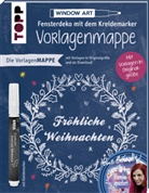 Bine Brändle - Vorlagenmappe Fensterdeko mit dem Kreidemarker - Fröhliche Weihnachten