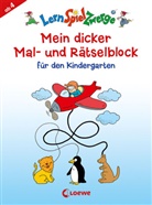 Angelika Penner, Loewe Lernen und Rätseln - Mein dicker Mal- und Rätselblock für den Kindergarten