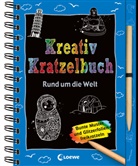 Lisa Hänsch, Loew Kratzel-Welt, Loewe Kratzel-Welt, Kreativ, Kreativ, Loewe Kratzel-Welt... - Kreativ-Kratzelbuch: Rund um die Welt