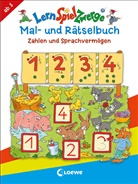 Kristin Labuch, Loew Lernen und Rätseln - LernSpielZwerge Mal- und Rätselbuch - Zahlen und Sprachvermögen