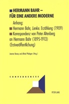 Jeanne Benay, Alfred Pfabigan - Hermann Bahr - Für eine andere Moderne