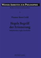 Thamar Rossi Leidi, Thamar Rossi Leidi - Hegels Begriff der Erinnerung
