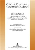 E. W. B. Hess-Lüttich, E.W.B. Hess-Lüttich, Ernest W. B. Hess-Lüttich, Ulrich Müller, Siegrid Schmidt, Klaus Zelewitz - Differenzen?