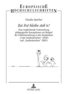 Claudia Speicher - Bei Rot bleibe steh´n!