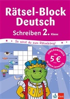 Kathrin Glasschröder - Rätsel-Block Deutsch - Schreiben 2. Klasse