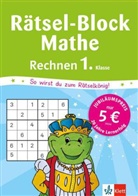Rätsel-Block Mathe - Rechnen 1. Klasse