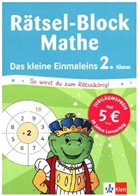 Rätsel-Block Mathe - Das kleine Einmaleins 2. Klasse
