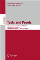 A Furia, A Furia, Bernhard K. Aichernig, Carlo A. Furia, Bernhar K Aichernig, Bernhard K Aichernig - Tests and Proofs