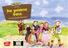 Brüder Grimm, Jacob Grimm, Wilhelm Grimm, Petra Lefin - Die goldene Gans, Kamishibai Bildkartenset