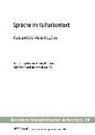 Hanna Burkhardt, Robert Hammel, Robert Hammel u a, Marek Lazinski - Sprache im Kulturkontext