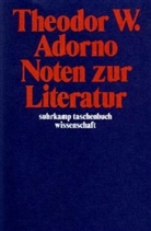 Theodor W. Adorno, Rolf Tiedemann - Noten zur Literatur (I-IV)
