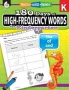 Jesse Hathaway, Jessica Hathaway - 180 Days of High-Frequency Words for Kindergarten