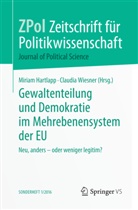 Miria Hartlapp, Miriam Hartlapp, Wiesner, Wiesner, Claudia Wiesner - Gewaltenteilung und Demokratie im Mehrebenensystem der EU
