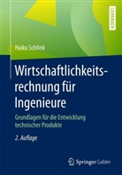 Haiko Schlink - Wirtschaftlichkeitsrechnung für Ingenieure