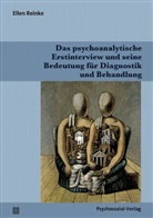 Ellen Reinke, Ellen (Prof. Dr. phil.) Reinke, Hans-Jürge Wirth, Hans-Jürgen Wirth - Das psychoanalytische Erstinterview und seine Bedeutung für Diagnostik und Behandlung