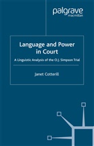 J Cotterill, J. Cotterill - Language and Power in Court