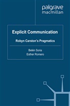 Belen Romero Soria, Romero, Romero, E. Romero, Soria, B Soria... - Explicit Communication