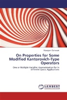 Müzeyyen Özhavzal, Müzeyyen Özhavzal¿, Müzeyyen Özhavzali - On Properties for Some Modified Kantorovich-Type Operators
