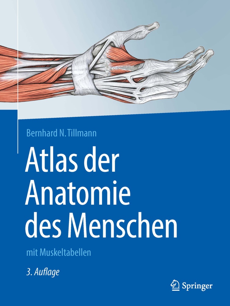 Bernhard N Tillmann, Bernhard N. Tillmann - Atlas der Anatomie - mit Muskeltabellen