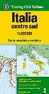 Italia centro sud 1:500.000. Carta stradale e turistica