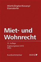 Ingmar Etzersdorfer, Peter Kovanyi, Helmut Würth, Madeleine Zingher - Miet- und Wohnrecht