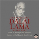 Franz Alt, Dalai Lama XIV., Ralf Bauer, Bodo Primus, Theresia Singer, Franz Alt... - Der Appell des Dalai Lama an die Welt, 1 Audio-CD (Audiolibro)