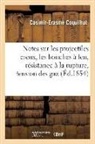 Coquilhat, Coquilhat-c-e - Notes sur les projectiles creux