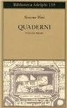 Simone Weil, G. Gaeta - Quaderni