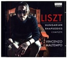 Franz Liszt, Vincenzo Maltempo - Hungarian Rhapsodies complete, 2 Audio-CDs (Audiolibro)