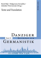 Pawel Bak, Malgorzata Sieradzka, Zdzislaw Wawrzyniak - Texte und Translation