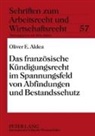 Oliver Aldea, Oliver E. Aldea - Das französische Kündigungsrecht im Spannungsfeld von Abfindungen und Bestandsschutz