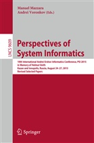 Manue Mazzara, Manuel Mazzara, Voronkov, Voronkov, Andrei Voronkov - Perspectives of System Informatics