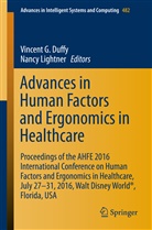 Vincent Duffy, Vincent G. Duffy, Vincen G Duffy, Vincent G Duffy, Lightner, Lightner... - Advances in Human Factors and Ergonomics in Healthcare