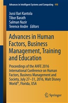 Terence Andre, Tibo Barath, Tibor Barath, Jussi Ilari Kantola, Salman Nazir, Salman Nazir et al - Advances in Human Factors, Business Management, Training and Education