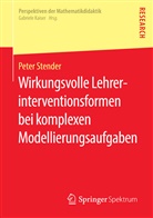 Peter Stender - Wirkungsvolle Lehrerinterventionsformen bei komplexen Modellierungsaufgaben