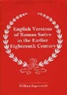 William Kupersmith, Kupersmith William - English Versions of Roman Satire in the Earlier Eighteenth Century