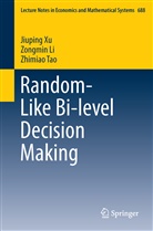 Zongmi Li, Zongmin Li, Zhimiao Tao, Jiupin Xu, Jiuping Xu - Random-Like Bi-level Decision Making