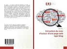 Lucie Dupin - Extraction du nom d'auteur d'une page web type blog