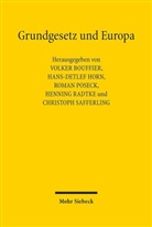 Volker Bouffier, Hans-Detle Horn, Hans-Detlef Horn, Roman Poseck, Roman Poseck u a, Henning Radtke... - Grundgesetz und Europa